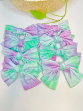 Load image into Gallery viewer, Tie Dye Big Bow Clip