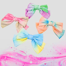 Load image into Gallery viewer, Tie Dye Big Bow Clip