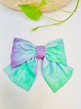 Load image into Gallery viewer, Tie Dye Big Bow Clip