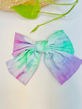 Load image into Gallery viewer, Tie Dye Big Bow Clip