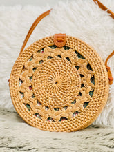 Load image into Gallery viewer, Bali Round Rattan Bag