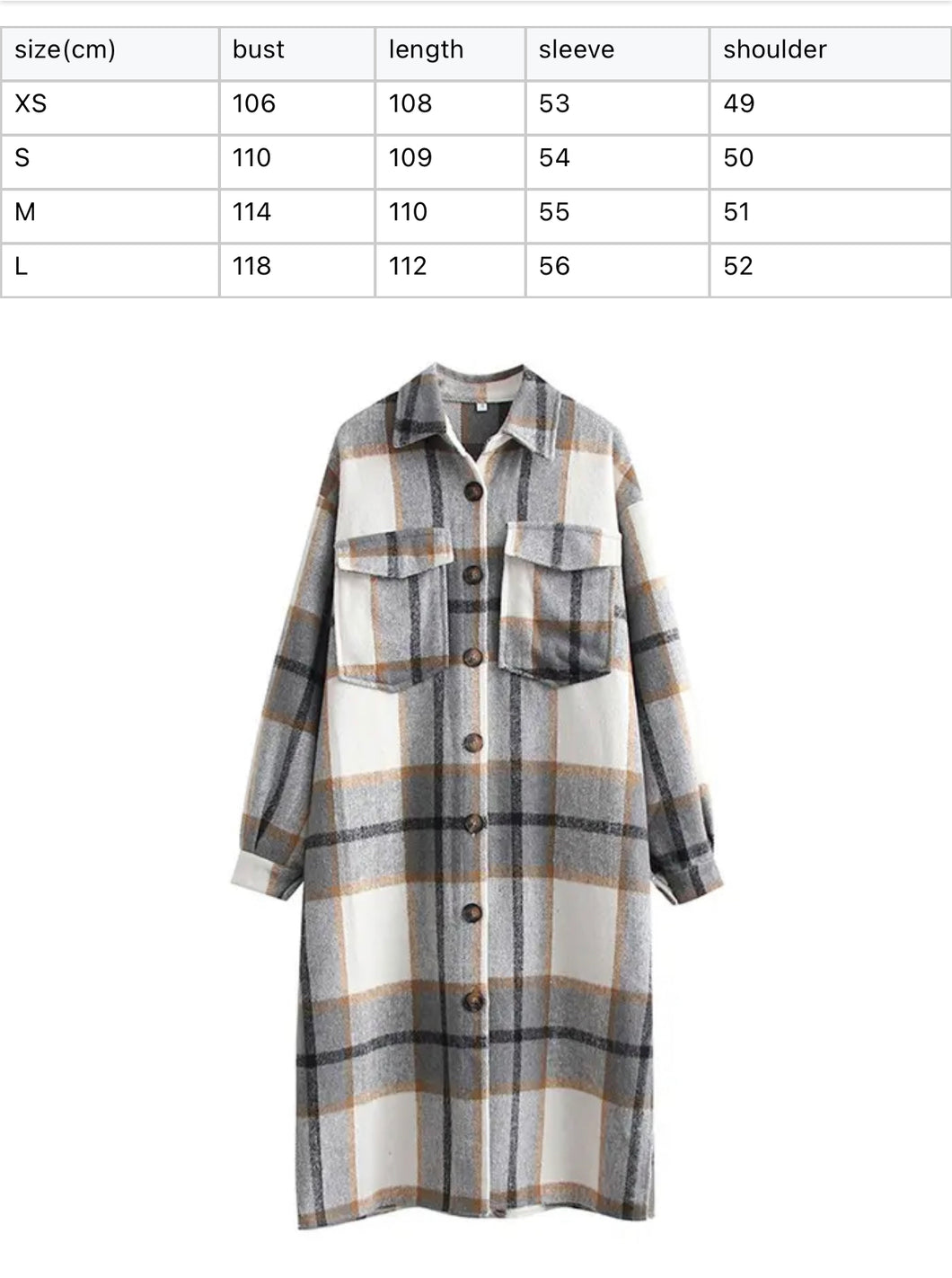 Waterproof Plaid Full Jacket