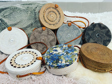 Load image into Gallery viewer, Bali Round Rattan Bag
