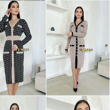 Load image into Gallery viewer, Korean Chic Long Knitted dress
