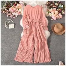 Load image into Gallery viewer, Chiffon pleated Jumsuit
