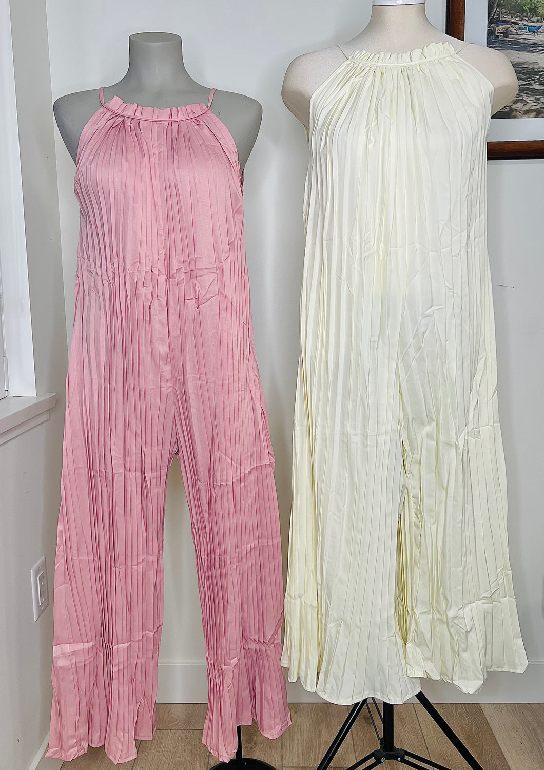 Pleated Jumpsuit