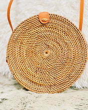 Load image into Gallery viewer, Bali Round Rattan Bag
