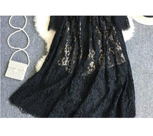 Load image into Gallery viewer, O-neck Lace dress
