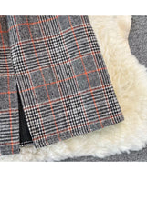 Load image into Gallery viewer, Plaid Vest dress &amp; sweater set
