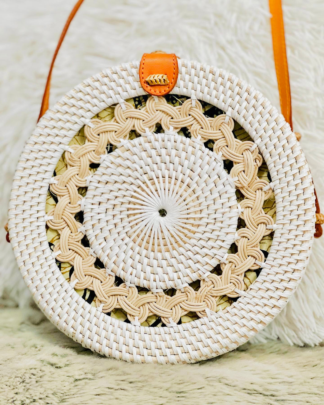 Bali Round Rattan Bag