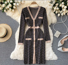 Load image into Gallery viewer, Korean Chic Long Knitted dress
