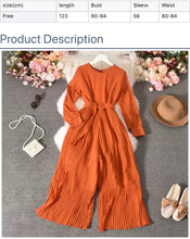 Load image into Gallery viewer, Chiffon pleated Jumsuit
