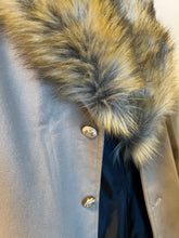 Load image into Gallery viewer, Trench Coat with Faux Fur
